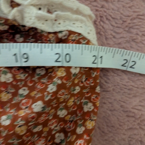 Christy Dawn Floral Maxi Dress in Rust and White - Picture 2 of 4